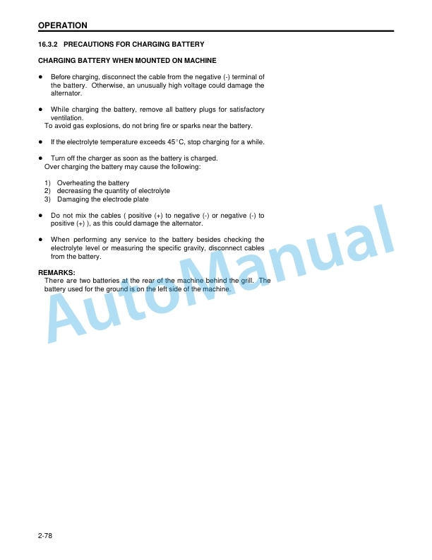 Komatsu WA250-3 Wheel Loader Operation and Maintenance Manual CEAM001501 4 Komatsu WA250-3 Wheel Loader Operation and Maintenance Manual CEAM001501 - Image 4