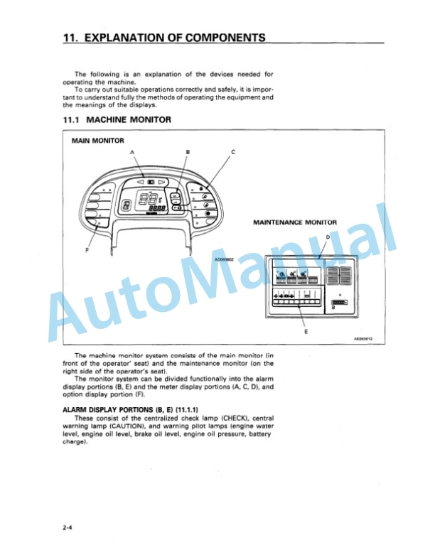 Alternative view of Komatsu WA250-3 Wheel Loader Operation and Maintenance Manual SEAM007500