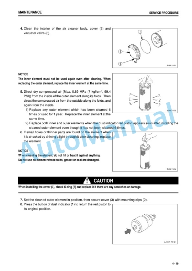 Komatsu WA250-5 Wheel Loader Operation and Maintenance Manual PEN01787-00 5 Komatsu WA250-5 Wheel Loader Operation and Maintenance Manual PEN01787-00-5