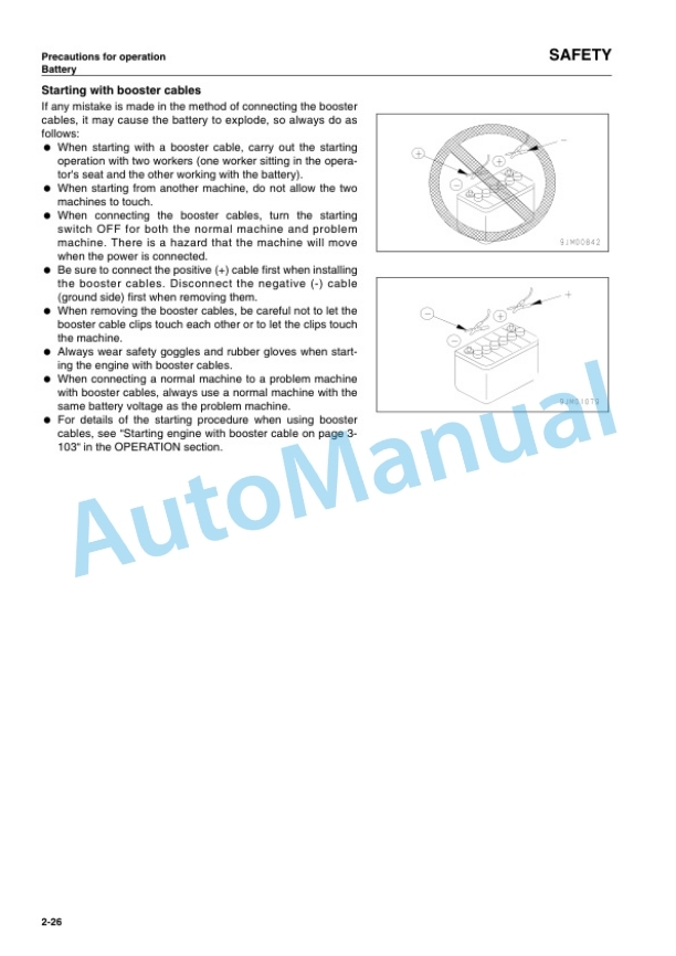 Alternative view of Komatsu WA250-5H Wheel Loader Operation and Maintenance Manual VEAM230100