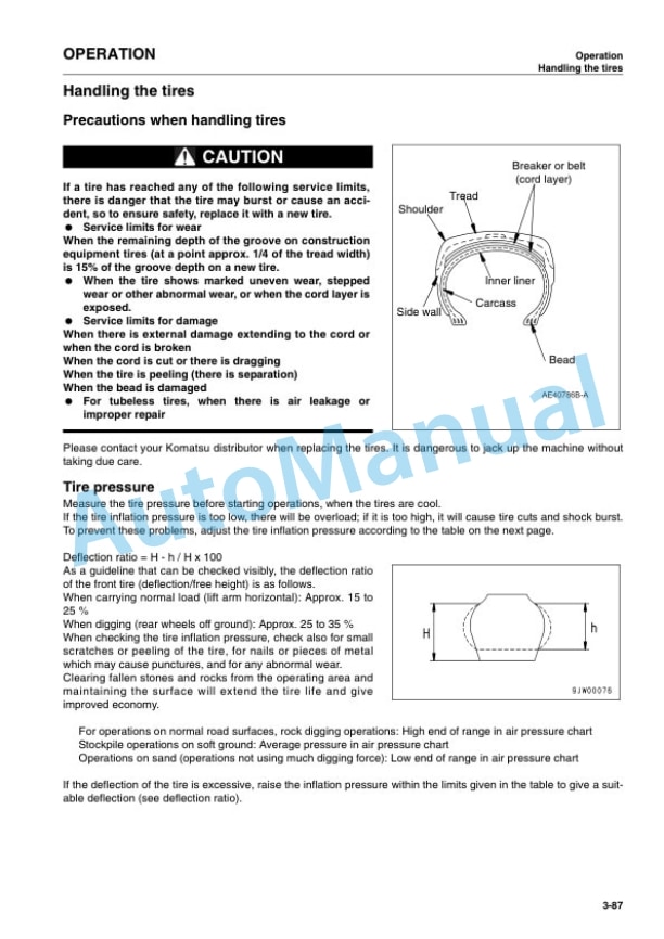 Komatsu WA250-5H Wheel Loader Operation and Maintenance Manual VEAM230101 4 Komatsu WA250-5H Wheel Loader Operation and Maintenance Manual VEAM230101 - Image 4