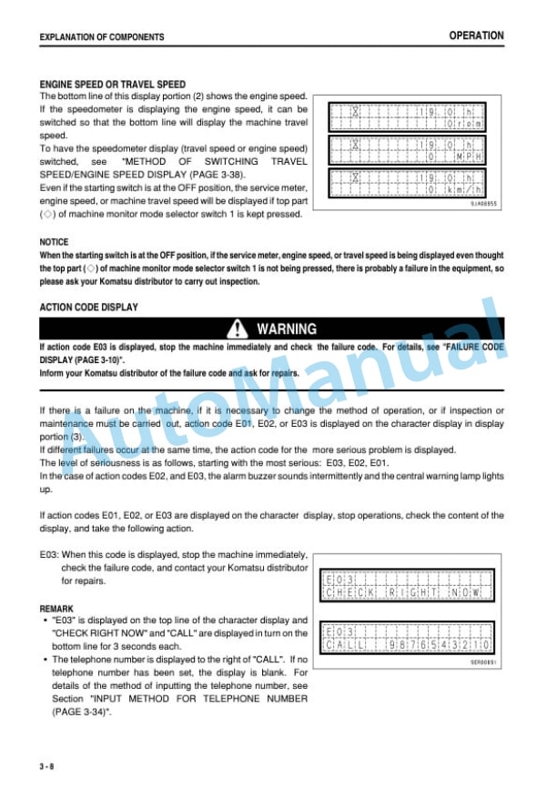 Alternative view of Komatsu WA250-6 Wheel Loader Operation and Maintenance Manual PEN00234-05