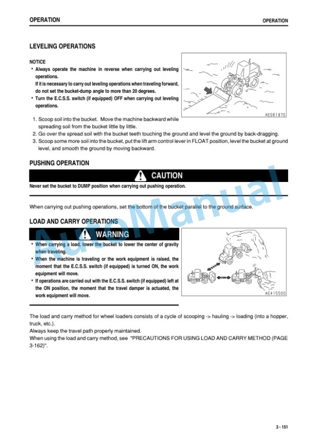 Komatsu WA250-6 Wheel Loader Operation and Maintenance Manual PEN00497-09 4 Komatsu WA250-6 Wheel Loader Operation and Maintenance Manual PEN00497-09 - Image 4