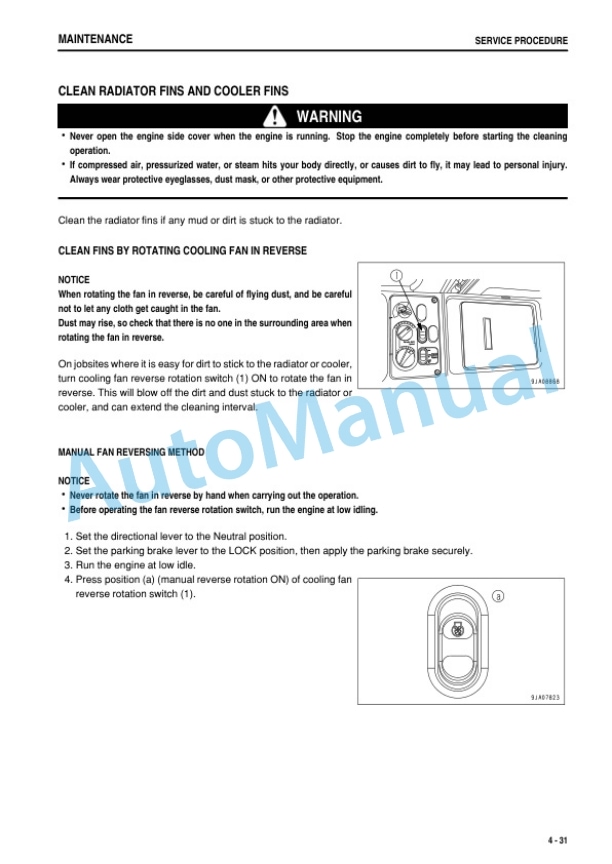 Komatsu WA250-6 Wheel Loader Operation and Maintenance Manual PEN00864-04 5 Komatsu WA250-6 Wheel Loader Operation and Maintenance Manual PEN00864-04 - Image 5