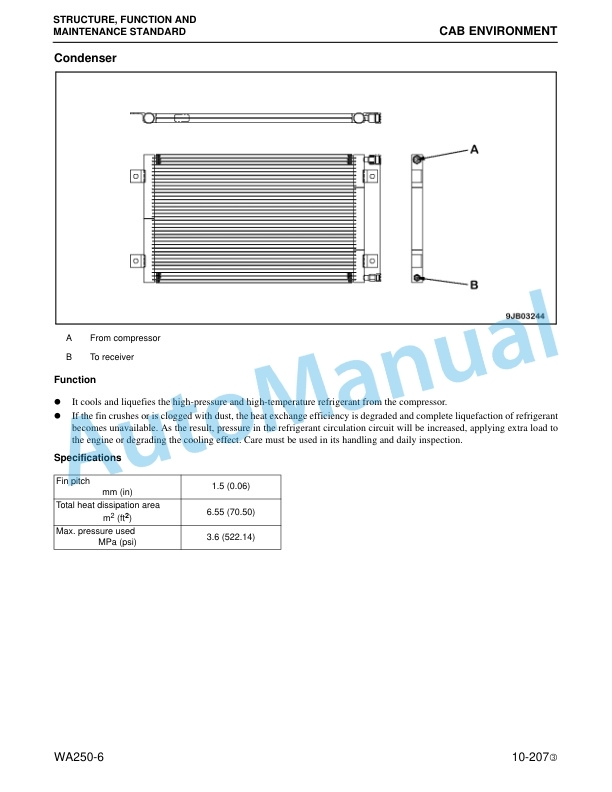 Komatsu WA250-6 Wheel Loader Shop Manual CEBM000704 2 Komatsu WA250-6 Wheel Loader Shop Manual CEBM000704 - Image 2