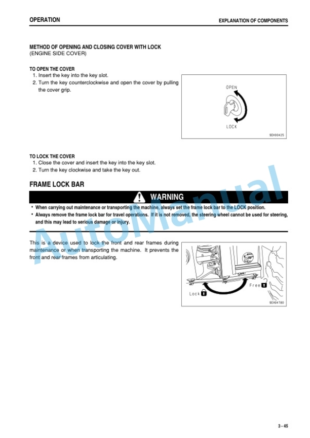 Komatsu WA250L-5 Galeo Wheel Loader Operation and Maintenance Manual TEN00156-00 3 Komatsu WA250L-5 Galeo Wheel Loader Operation and Maintenance Manual TEN00156-00 - Image 3
