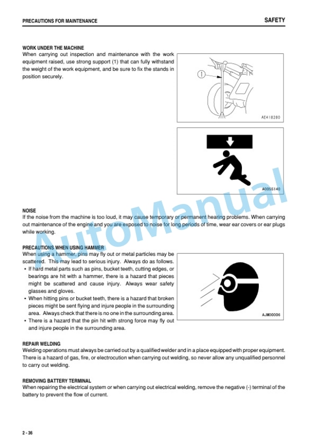 Alternative view of Komatsu WA250L-5 Galeo Wheel Loader Operation and Maintenance Manual TEN00216-00