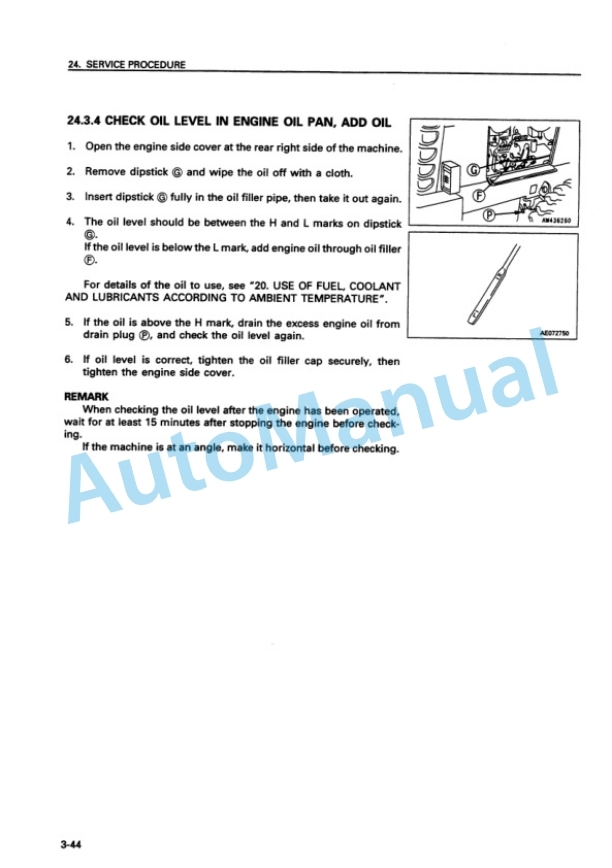 Komatsu WA250PT-3 Parallel Tool Carrier Wheel Loader Operation and Maintenance Manual SEAM034700T 5 Komatsu WA250PT-3 Parallel Tool Carrier Wheel Loader Operation and Maintenance Manual SEAM034700T - Image 5