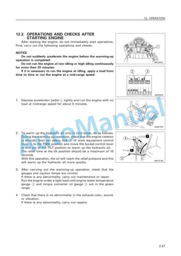 Komatsu WA250PT-3 Parallel Tool Carrier Wheel Loader Operation and Maintenance Manual SEAM034701T 3 Komatsu WA250PT-3 Parallel Tool Carrier Wheel Loader Operation and Maintenance Manual SEAM034701T - Image 3