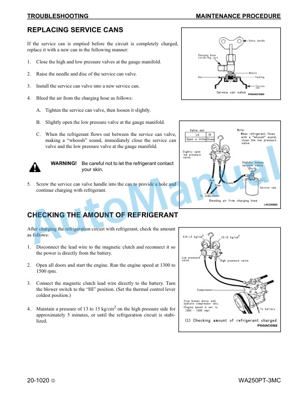 Komatsu WA250PT-3MC Parralel Tool Carrier Shop Manual CEBM004702 4 Komatsu WA250PT-3MC Parralel Tool Carrier Shop Manual CEBM004702 - Image 4