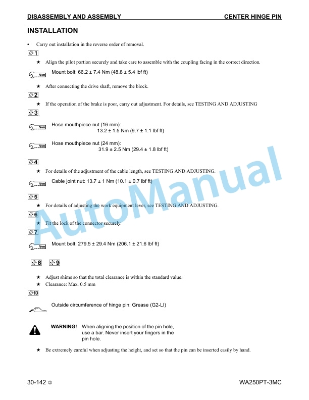 Komatsu WA250PT-3MC Parralel Tool Carrier Shop Manual CEBM004702 5 Komatsu WA250PT-3MC Parralel Tool Carrier Shop Manual CEBM004702 - Image 5