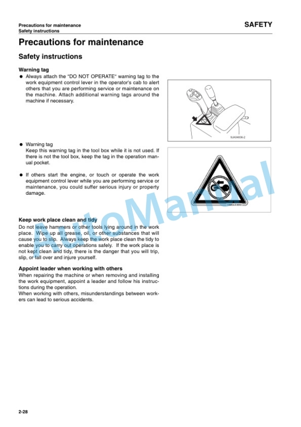Alternative view of Komatsu WA250PT-5H Wheel Loader Operation and Maintenance Manual VEAM290101
