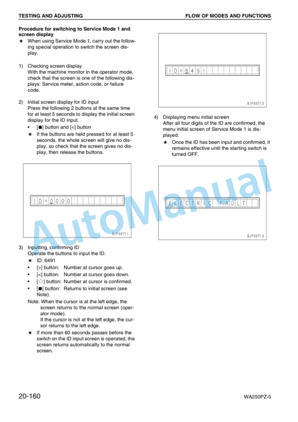Komatsu WA250PZ-5 Wheel Loader Shop Manual VEBM945100 3 Komatsu WA250PZ-5 Wheel Loader Shop Manual VEBM945100 - Image 3