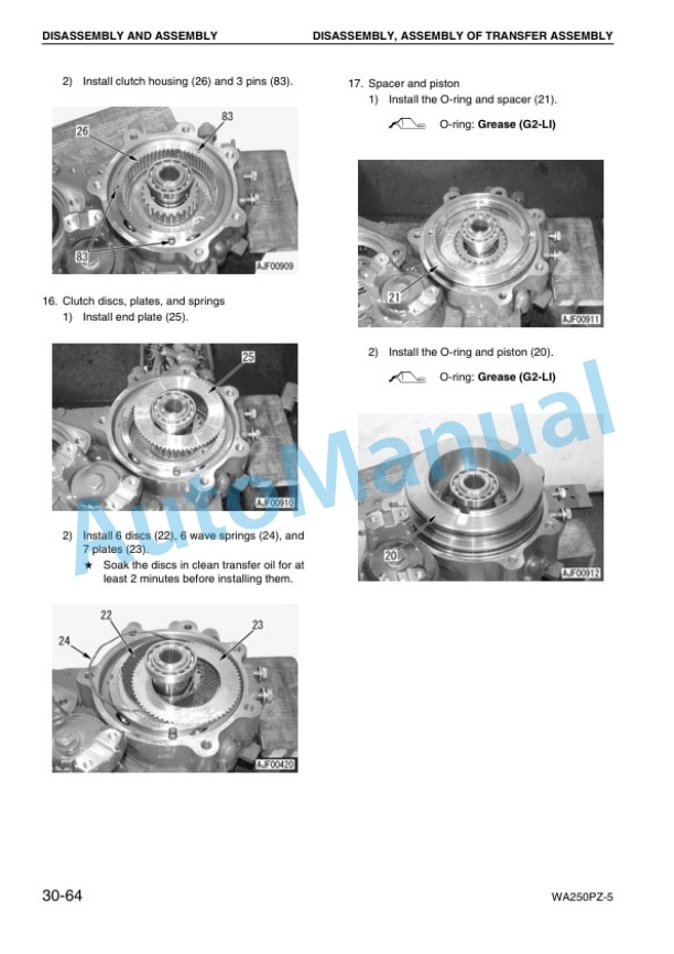 Komatsu WA250PZ-5 Wheel Loader Shop Manual VEBM945100 5 Komatsu WA250PZ-5 Wheel Loader Shop Manual VEBM945100 - Image 5