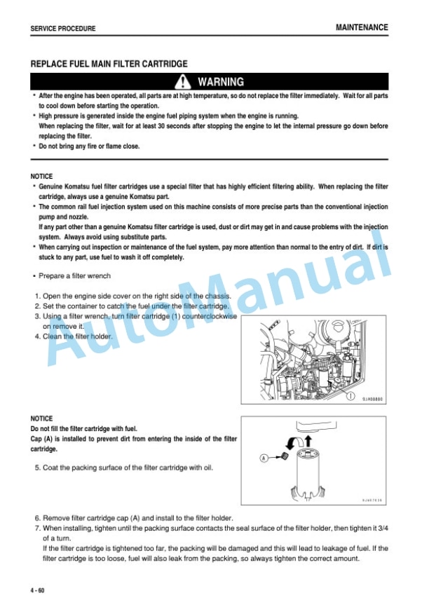 Komatsu WA250PZ-6 Wheel Loader Operation and Maintenance Manual TEN00267-06 5 Komatsu WA250PZ-6 Wheel Loader Operation and Maintenance Manual TEN00267-06 - Image 5