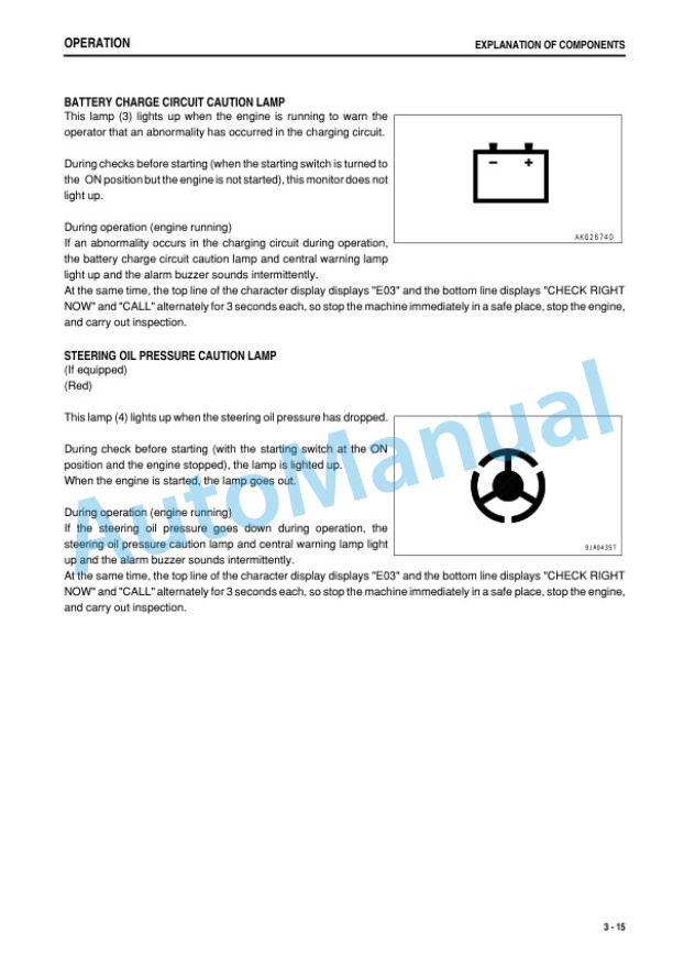 Alternative view of Komatsu WA250PZ-6 Wheel Loader Operation and Maintenance Manual TEN00400-01