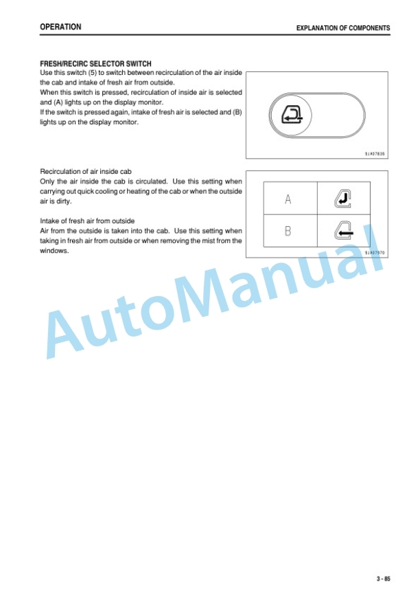 Komatsu WA250PZ-6 Wheel Loader Operation and Maintenance Manual TEN00400-01 3 Komatsu WA250PZ-6 Wheel Loader Operation and Maintenance Manual TEN00400-01 - Image 3