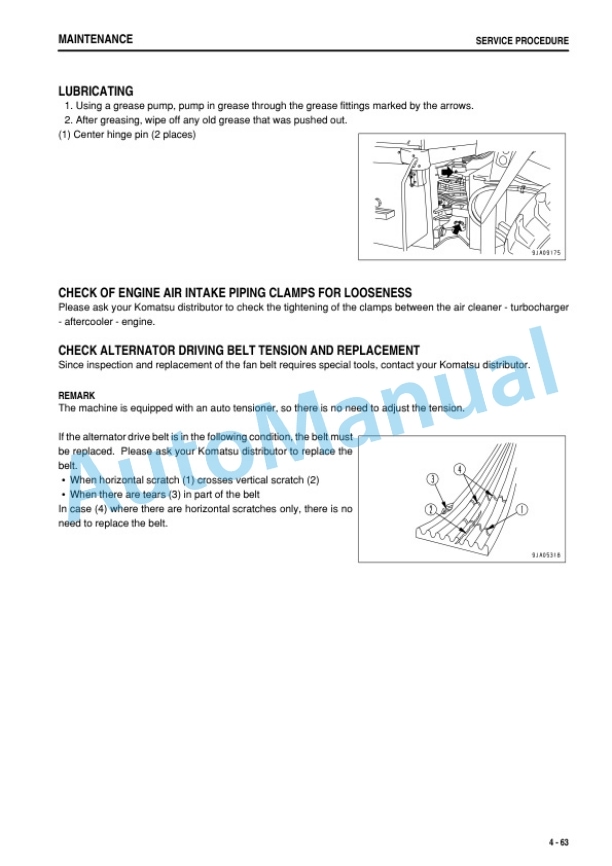 Komatsu WA250PZ-6 Wheel Loader Operation and Maintenance Manual TEN00400-01 5 Komatsu WA250PZ-6 Wheel Loader Operation and Maintenance Manual TEN00400-01 - Image 5