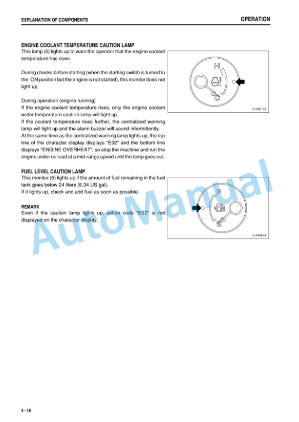 Alternative view of Komatsu WA250PZ-6 Wheel Loader Operation and Maintenance Manual TEN00454-06