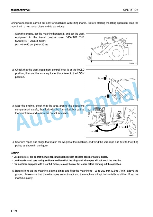 Komatsu WA250PZ-6 Wheel Loader Operation and Maintenance Manual TEN00454-09 4 Komatsu WA250PZ-6 Wheel Loader Operation and Maintenance Manual TEN00454-09-4