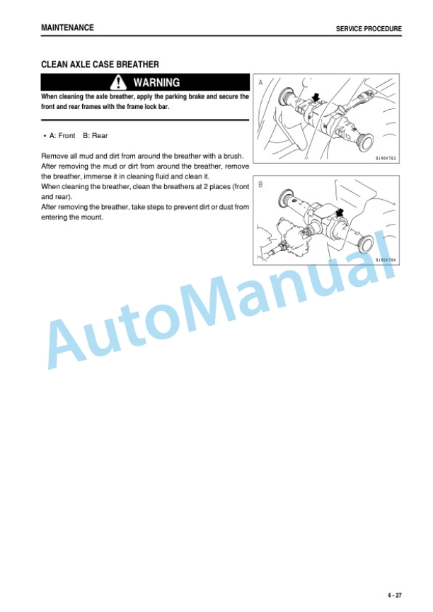 Komatsu WA250PZ-6 Wheel Loader Operation and Maintenance Manual TEN00455-07 5 Komatsu WA250PZ-6 Wheel Loader Operation and Maintenance Manual TEN00455-07 - Image 5