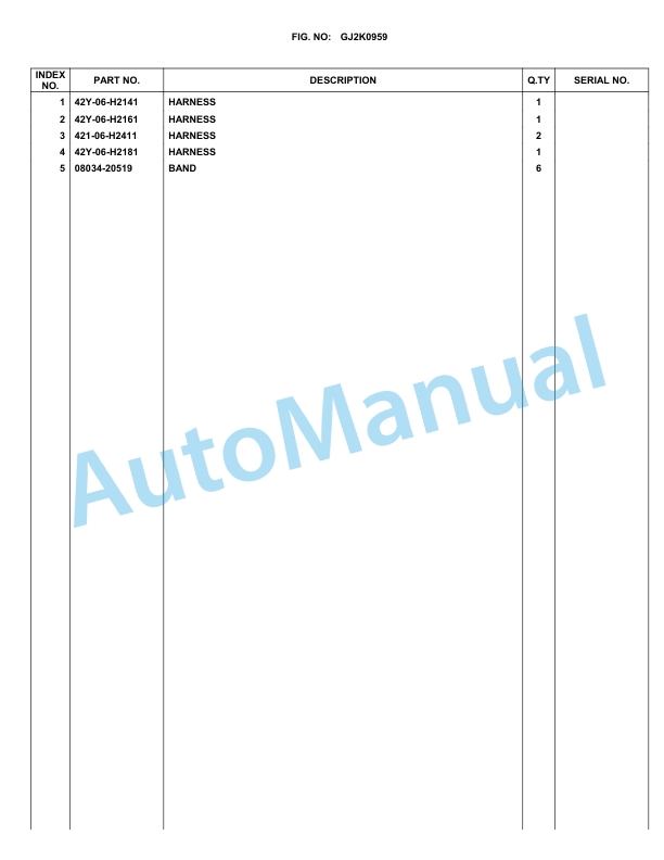 Komatsu WA270-3 Parts Manual WA270H21038 2 Komatsu WA270-3 Parts Manual WA270H21038-2