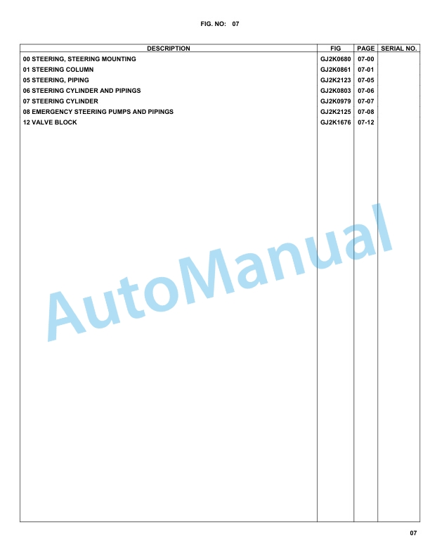 Komatsu WA270-3 Parts Manual WA270H21038 3 Komatsu WA270-3 Parts Manual WA270H21038-3