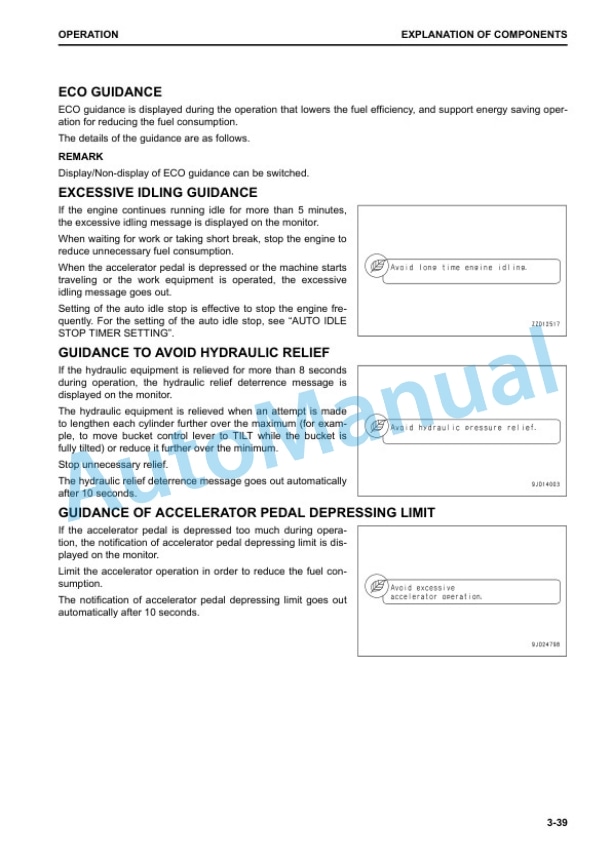Alternative view of Komatsu WA270-8 Wheel Loader Operation and Maintenance Manual PEN01028-00