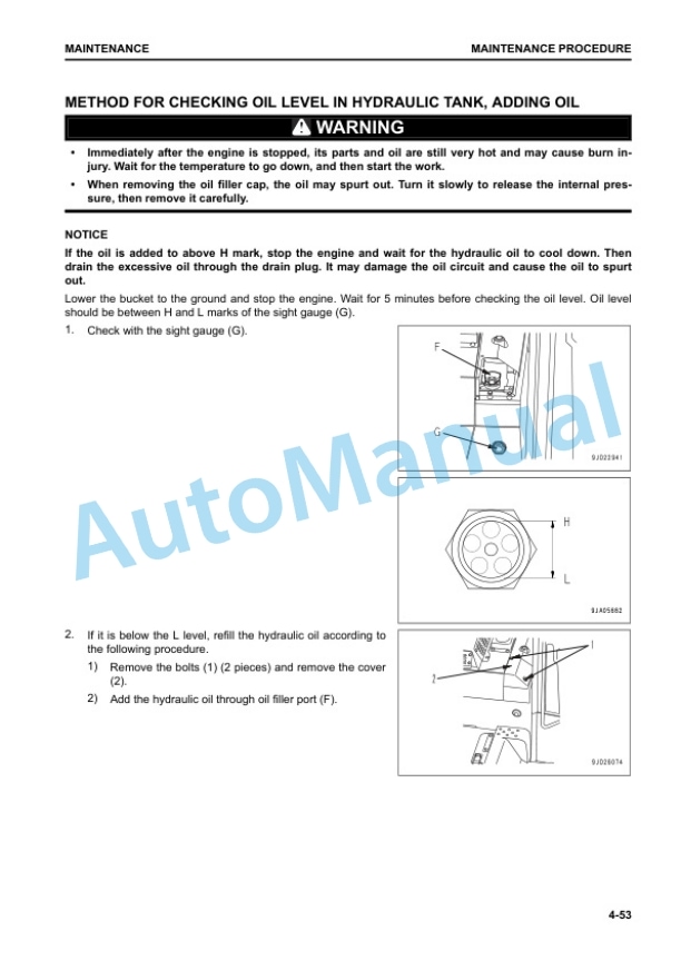 Komatsu WA270-8 Wheel Loader Operation and Maintenance Manual PEN01748-00 5 Komatsu WA270-8 Wheel Loader Operation and Maintenance Manual PEN01748-00 - Image 5