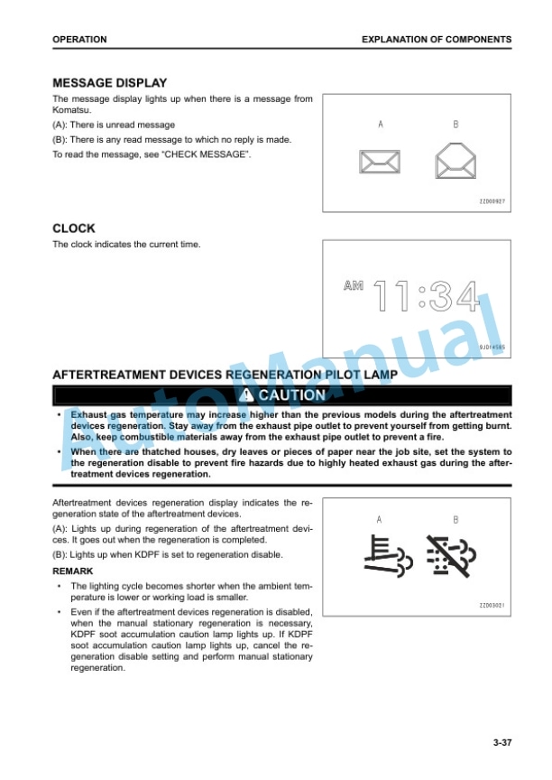 Alternative view of Komatsu WA270-8 Wheel Loader Operation and Maintenance Manual PEN01890-00