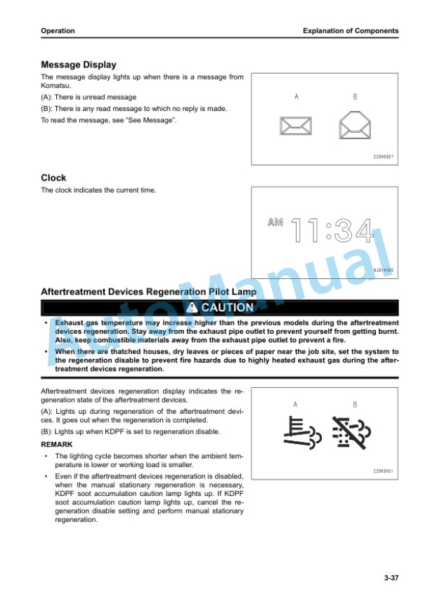 Alternative view of Komatsu WA270-8 Wheel Loader Operation and Maintenance Manual PEN02040-00