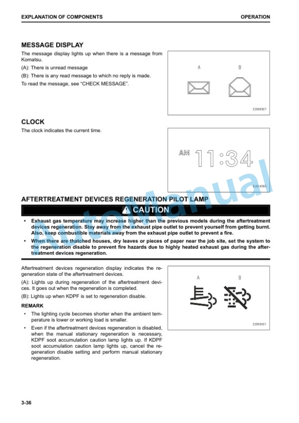 Alternative view of Komatsu WA270-8 Wheel Loader Operation and Maintenance Manual TEN00744-03