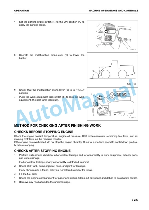Komatsu WA270-8 Wheel Loader Operation and Maintenance Manual TEN00941-00 4 Komatsu WA270-8 Wheel Loader Operation and Maintenance Manual TEN00941-00 - Image 4
