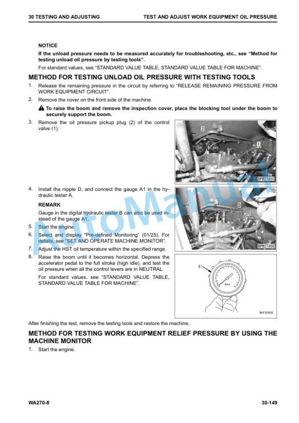 Komatsu WA270-8 Wheel Loader Shop Manual SEN06600-04 2 Komatsu WA270-8 Wheel Loader Shop Manual SEN06600-04 - Image 2