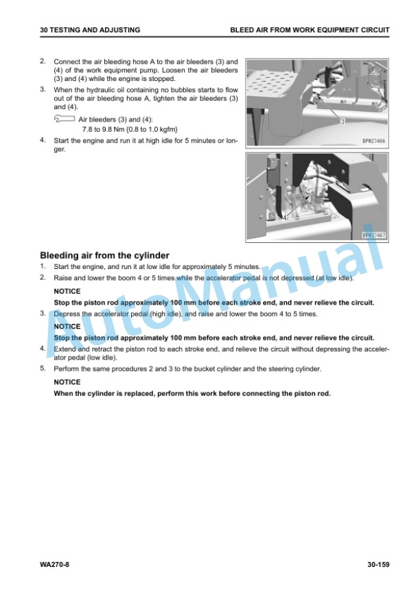 Komatsu WA270-8 Wheel Loader Shop Manual SEN06600-08 2 Komatsu WA270-8 Wheel Loader Shop Manual SEN06600-08 - Image 2