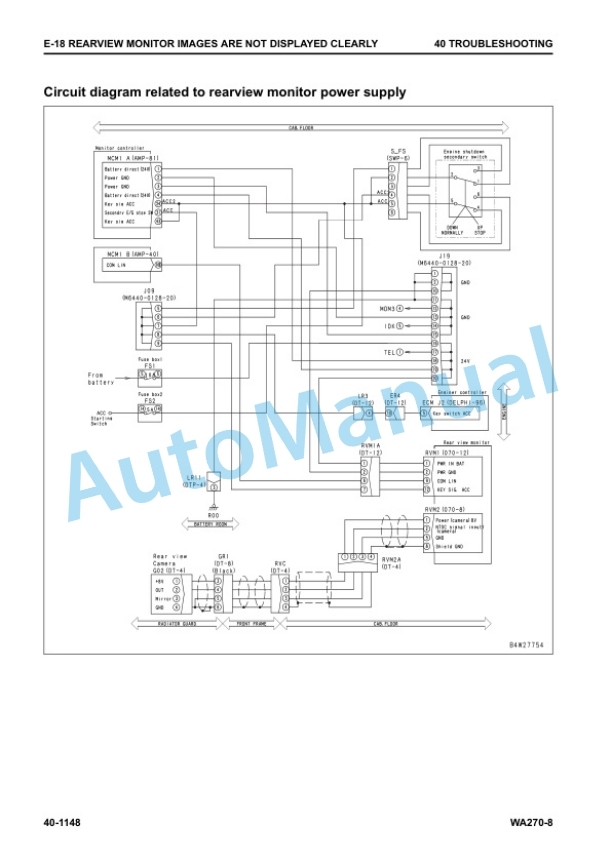 Komatsu WA270-8 Wheel Loader Shop Manual SEN06600-08 4 Komatsu WA270-8 Wheel Loader Shop Manual SEN06600-08 - Image 4