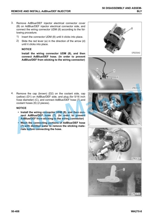 Komatsu WA270-8 Wheel Loader Shop Manual SEN06600-08 5 Komatsu WA270-8 Wheel Loader Shop Manual SEN06600-08 - Image 5