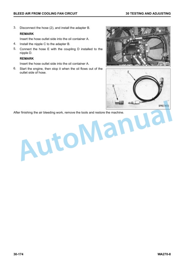 Komatsu WA270-8 Wheel Loader Shop Manual SEN06600-13 2 Komatsu WA270-8 Wheel Loader Shop Manual SEN06600-13 - Image 2