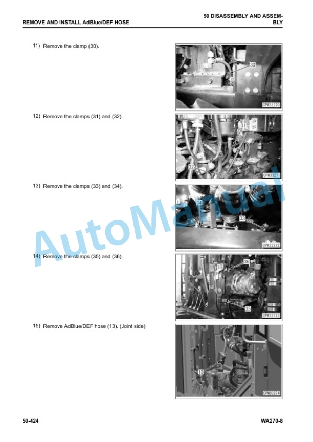 Komatsu WA270-8 Wheel Loader Shop Manual VENBM31500 5 Komatsu WA270-8 Wheel Loader Shop Manual VENBM31500 - Image 5
