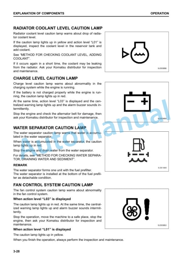 Alternative view of Komatsu WA270-8E0 Wheel Loader Operation and Maintenance Manual PEN01965-00