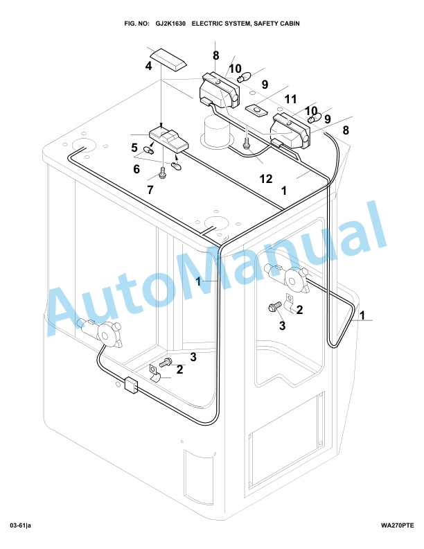 Komatsu WA270PT-3 Parts Manual WA270PTE 2 Komatsu WA270PT-3 Parts Manual WA270PTE-2