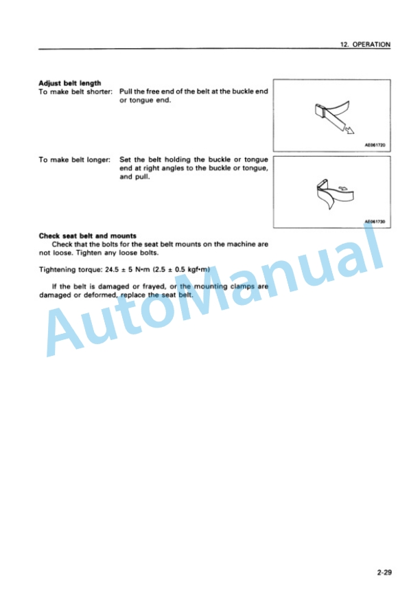 Komatsu WA30-5, WA50-3 Wheel Loader Operation and Maintenance Manual SEAM034302T 3 Komatsu WA30-5, WA50-3 Wheel Loader Operation and Maintenance Manual SEAM034302T - Image 3