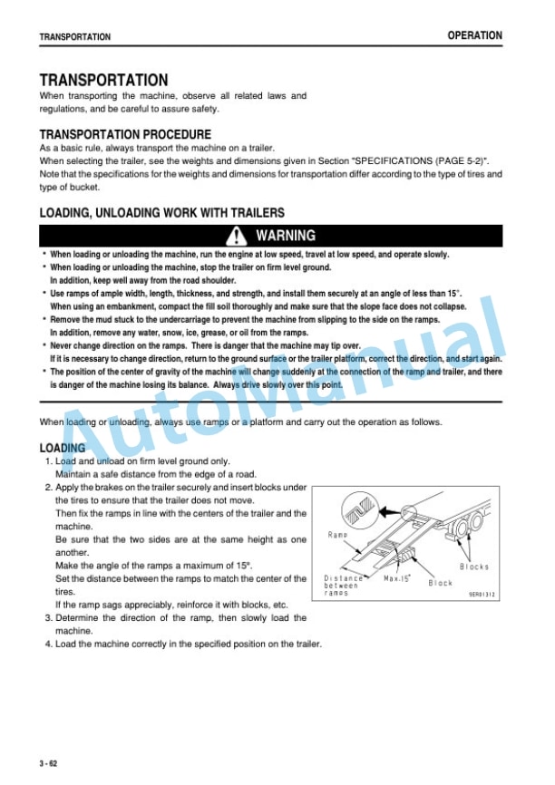 Komatsu WA30-5, WA50-3 Wheel Loader Operation and Maintenance Manual SEAM059800T 4 Komatsu WA30-5, WA50-3 Wheel Loader Operation and Maintenance Manual SEAM059800T - Image 4