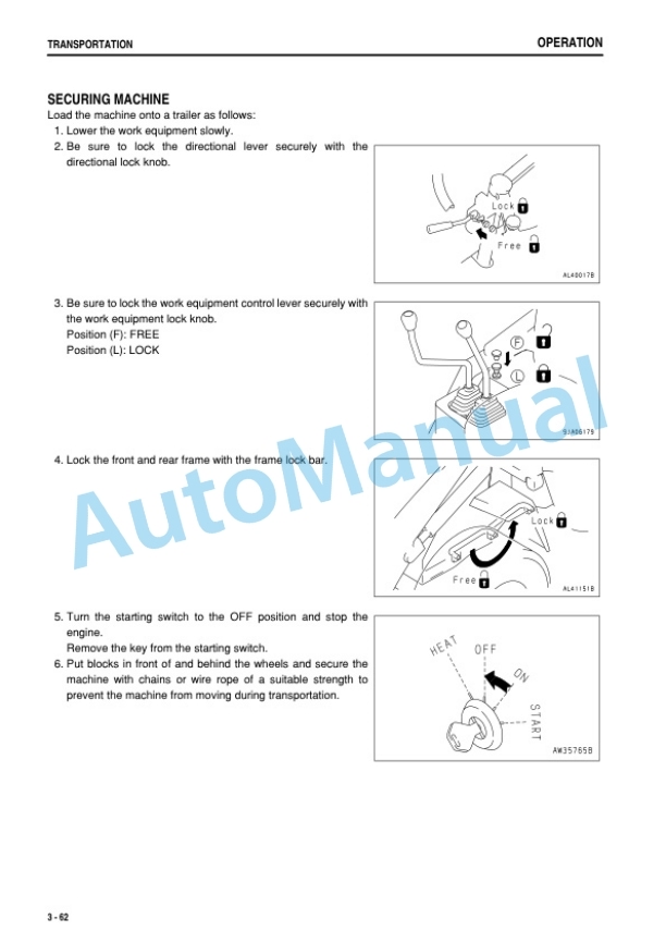 Komatsu WA30-5, WA50-3 Wheel Loader Operation and Maintenance Manual TEN00071-00 4 Komatsu WA30-5, WA50-3 Wheel Loader Operation and Maintenance Manual TEN00071-00 - Image 4