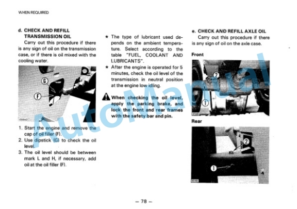 Komatsu WA320-1 Wheel Loader Operation and Maintenance Manual SEAMU419C102 4 Komatsu WA320-1 Wheel Loader Operation and Maintenance Manual SEAMU419C102 - Image 4
