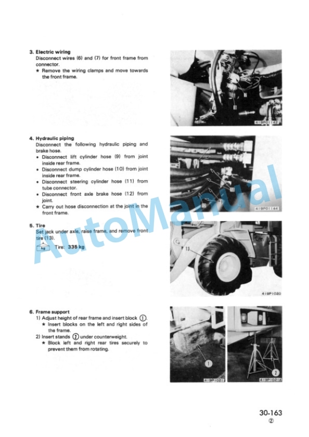 Komatsu WA320-1 Wheel Loader Shop Manual SEBMU4190103 5 Komatsu WA320-1 Wheel Loader Shop Manual SEBMU4190103-5