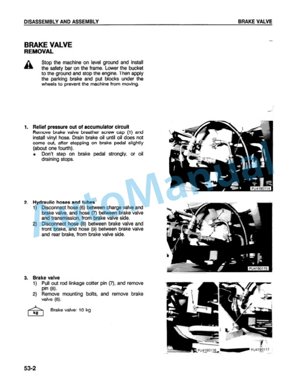 Komatsu WA320-1LC Wheel Loader Shop Manual CEBMW19020 4 Komatsu WA320-1LC Wheel Loader Shop Manual CEBMW19020 - Image 4