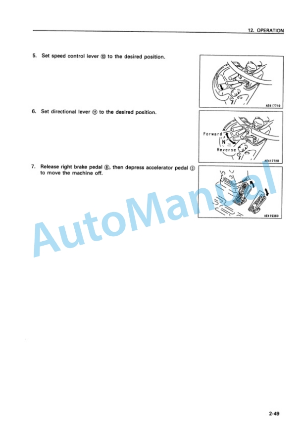 Komatsu WA320-3 Avance Auto Shift Transmission Wheel Loader Operation and Maintenance Manual PEN00260-00 3 Komatsu WA320-3 Avance Auto Shift Transmission Wheel Loader Operation and Maintenance Manual PEN00260-00 - Image 3