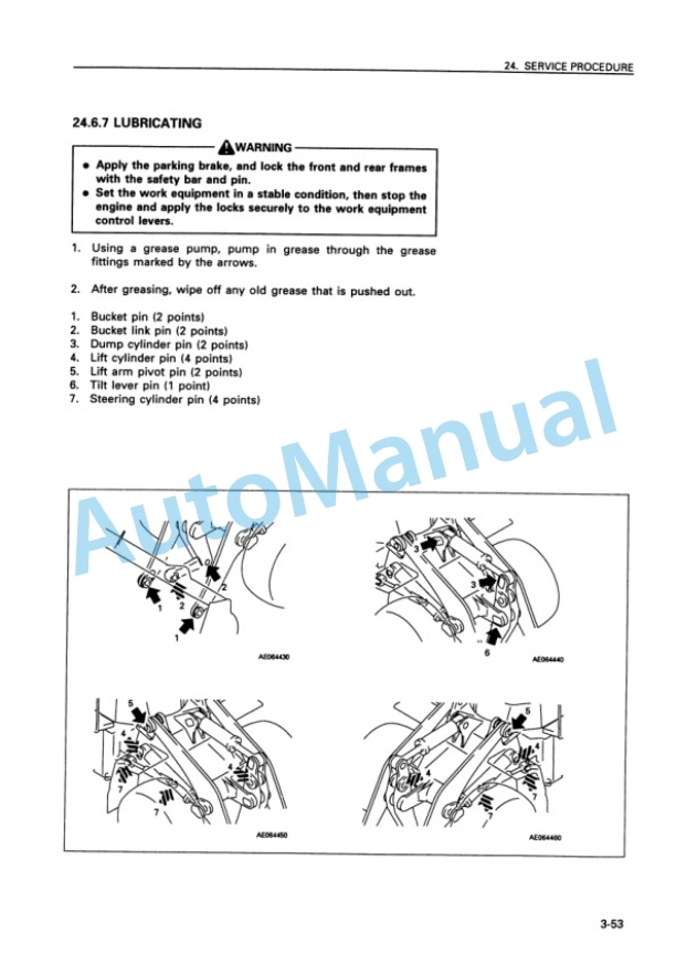 Komatsu WA320-3 Avance Auto Shift Transmission Wheel Loader Operation and Maintenance Manual PEN00260-00 5 Komatsu WA320-3 Avance Auto Shift Transmission Wheel Loader Operation and Maintenance Manual PEN00260-00 - Image 5