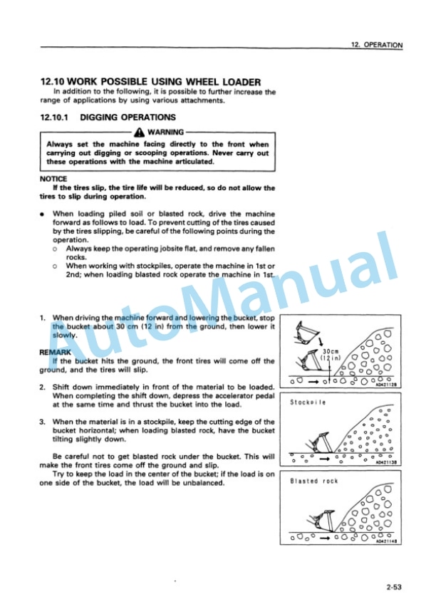 Komatsu WA320-3 Avance Wheel Loader Operation and Maintenance Manual PEN00259-00 3 Komatsu WA320-3 Avance Wheel Loader Operation and Maintenance Manual PEN00259-00 - Image 3